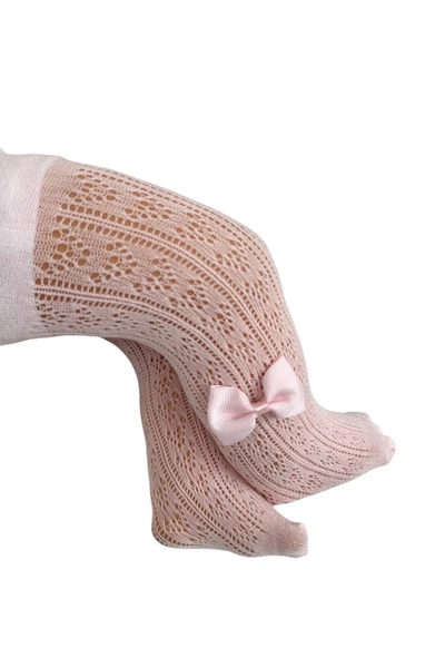 Orietta Aksesuarli Bebek Külotlu Çorap Pembe Daymod D2143003