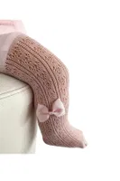 Orietta Aksesuarli Bebek Külotlu Çorap Pembe Daymod D2143003 Pembe detay görünüm