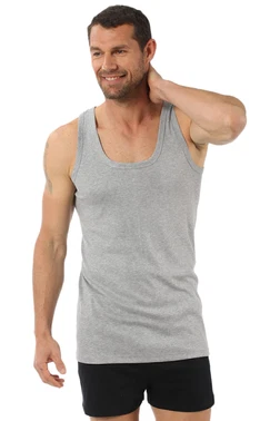 Özkan Özkan 0113 Erkek Pamuklu Ribana Esnek Yumuşak Kalın Askılı Atlet