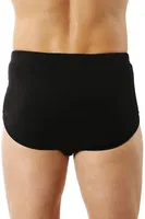 Özkan 0117 Erkek Ribana Pamuklu Slip Torbalı Külot Siyah görsel 4