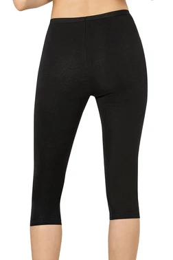 Özkan Özkan 0458 Kadın Pamuklu Likralı Süprem Esnek Rahat Kapri Tayt - Alternatif Görünüm