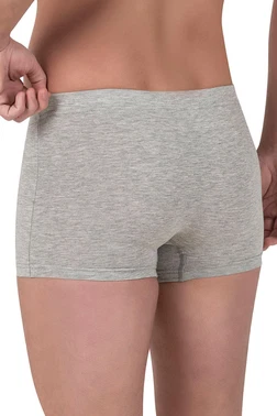 Özkan Özkan 12024 Gri Erkek Pamuklu Likralı Süprem Esnek Rahat Boxer Şort - Alternatif Görünüm