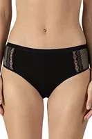 Özkan 25592 10lu Paket Kadın Modal Pamuklu Dantelli Bato Külot Siyah