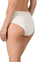 Özkan 25592 10lu Paket Kadın Modal Pamuklu Dantelli Bato Külot Ekru görsel 7