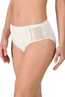 Özkan 25592 10lu Paket Kadın Modal Pamuklu Dantelli Bato Külot Ekru görsel 8