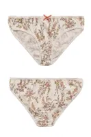 Özkan 26481 7li Paket Kadın Pamuklu Desenli Likralı Süprem Esnek Rahat Slip Bikini Külot görsel 4