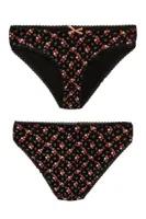 Özkan 26481 7li Paket Kadın Pamuklu Desenli Likralı Süprem Esnek Rahat Slip Bikini Külot görsel 5