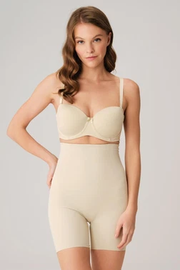 Anıl Mikro Kumaş Beli Yapıştırma Paçaları Silikon Bantlı Paçalı Sıkı Şort Korse Anıl 2848