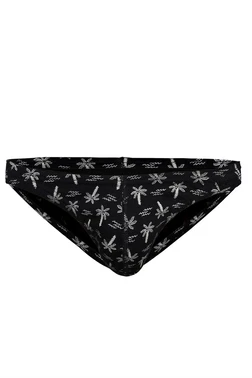 Darkzone Palmiye Desenli Siyah Erkek Slip  Darkzone DZN6478
