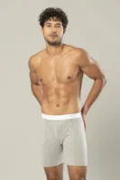 Pamuk Süprem Uzun Erkek Boxer Erdem 1416 Gri görsel 11