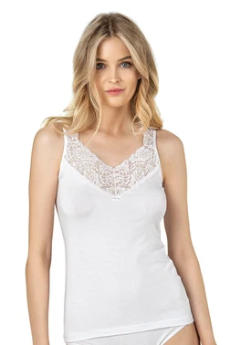 Özkan Pamuklu Modal Yakası Dantel Detaylı Kalın Askılı Kadın Atlet Özkan 26805 