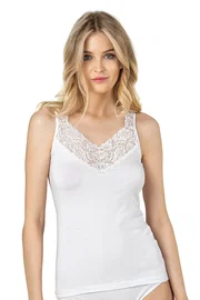 Özkan Pamuklu Modal Yakası Dantel Detaylı Kalın Askılı Kadın Atlet Özkan 26805 