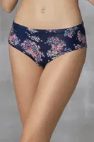 Pembe Çiçek Desenli 3lü Kadın Külot Slip Doreanse 7128 Multi Color farklı açı