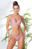 Pembe Dekolte Sütyen ve Slip Takım Gallipoli MGP 31772 Pembe