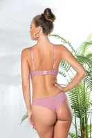 Pembe Dekolte Sütyen ve Slip Takım Gallipoli MGP 31772 Pembe detay görünüm