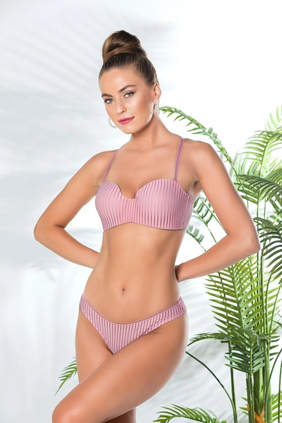 Pembe Straplez Lostu Sütyen Takım Gallipoli MGP31761