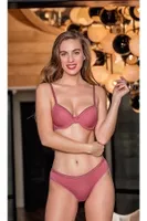 Pembe Tam Destekli Sütyen ve Slip Külot Takım Gallipoli MGP31221 Pembe detay görünüm