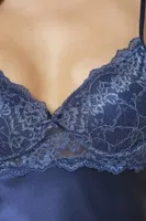 Askılı Saten Kısa Şort Kadın Pijama Takım Pierre Cardin 415 Lacivert görsel 19