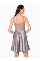 Dantelli Kaplı Kısa Askılı Saten Gecelik Pierre Cardin 627 görsel 8