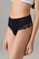Polyamid Dantel Detaylı Kadın Tanga String Doreanse 6132 Siyah