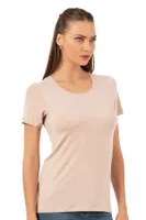 Premium Yumuşak Rahat Kumaş Viskon Bisiklet Yaka Kısa Kollu Örme T-shirt Özkan 26976 Ten görsel 10