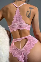 Pudra Dantel Bralet Fantazi Bralet Sütyen Takımı For Dreams 8455 Pudra görsel 4