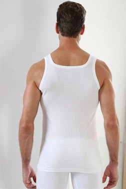 Arma Yıldız Ribana Atlet Erkek Beyaz Arma Yıldız 1007 - Alternatif Görünüm