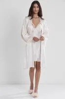 Saten Dantelli Çapraz Askılı Gecelik Sabahlık Takımı Pierre Cardin 4250 görsel 22