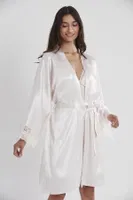 Saten Dantelli Çapraz Askılı Gecelik Sabahlık Takımı Pierre Cardin 4250 görsel 24