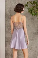 Saten Gecelik Sabahlık Pijama Takım Şort Takım 6'lı Gelin Çeyiz Seti Pierre Cardin 6000 Royal görsel 23
