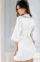 Saten Sabahlık Bride Daria 5798 Ekru