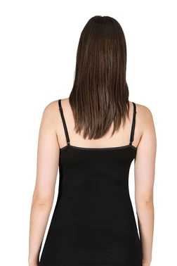 Özkan Saten Yaka İnce Askılı Viskon Esnek Yumuşak Kadın Atlet Özkan 25217  - Alternatif Görünüm