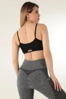Seamless Ayarlanabilir Askılı Büstiyer DoReMi 002-000190 Siyah görsel 4