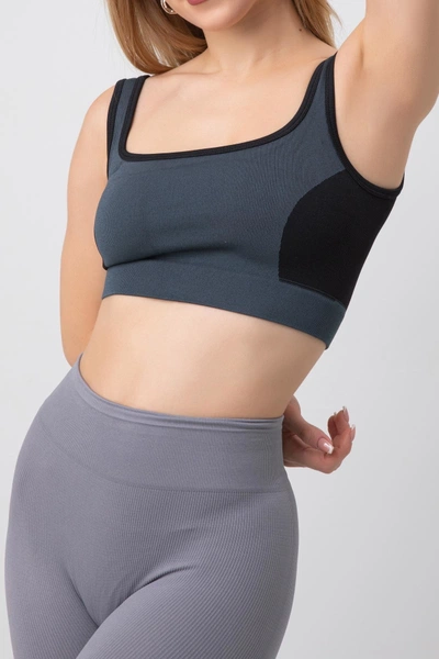 Seamless Fitilli Kalın Askılı Spor Sütyen DoReMi 002-000158