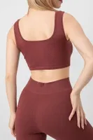 Seamless Fitilli Spor Sütyeni DoReMi 002-000144 Bordo görsel 4