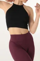 Seamless Örme Halter Yaka Büstiyer DoReMi 002-000135 Siyah görsel 7