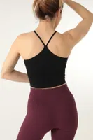 Seamless Örme Halter Yaka Büstiyer DoReMi 002-000135 Siyah görsel 8
