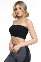 Seamless Straplez Askısız Pedsiz Büstiyer Miorre 999-ZZ0158 Siyah görsel 4