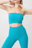 Seamless Straplez Fitilli Spor Büstiyer DoReMi 002-000600 Mavi görsel 6