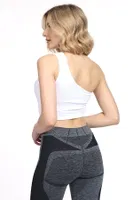 Seamless Tek Askı Spor Büstiyer DoReMi 002-000193 Beyaz farklı açı