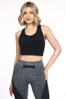 Seamless Yüzücü Model Spor Sütyen DoReMi 002-001999 Siyah