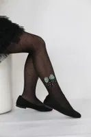 Selin Aks. Çocuk Külotlu Çorap Siyah Daymod D2141014 Siyah