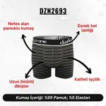 Şerit Desenli Antrasit Erkek Boxer Darkzone DZN2693 farklı açı