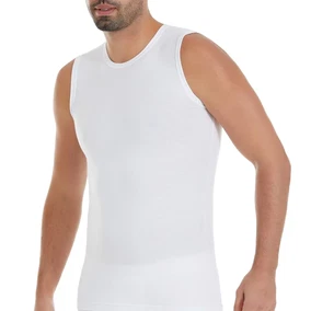 Yıldız Çamaşır Sıfır Kollu 3'lü Paket Bisiklet Yaka Modal Erkek Beyaz Atlet Yıldız 75