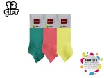 Mevsimlik Kız Çocuk Patik Çorap 12'li Şirin 003-1 - 12 ADET Asorti görsel 4