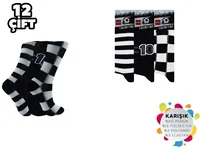 Şirin Taraftar Çocuk Soket Çorap 12'li Şirin 005-BJK - 12 ADET