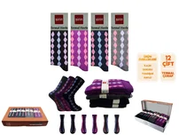 Şirin Termal Kadın Havlu Soket Çorap 12'li Şirin 5750-1 - 12 ADET