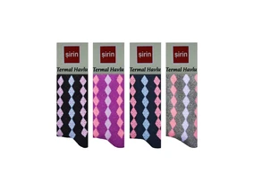 Şirin Termal Kadın Havlu Soket Çorap 12'li Şirin 5750-1 - 12 ADET - Alternatif Görünüm