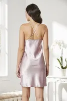 Sırtı Çapraz Askılı Saten Dantelli Kısa Gecelik Pierre Cardin 860 görsel 15