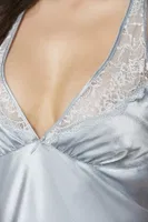 Sırtı Çapraz Askılı Saten Dantelli Kısa Gecelik Pierre Cardin 860 görsel 7